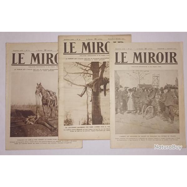 Revues MIRIOR guerre 1914/1915 WW1
