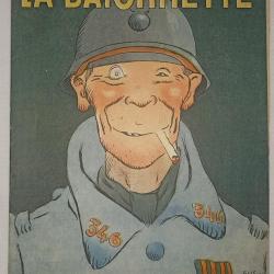 Revue La Ba&iuml;onnette bande dessin&eacute;e poilu Mars 1916 WW1 *