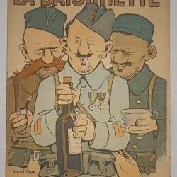 Revue La Ba&iuml;onnette bande dessin&eacute;e poilu D&eacute;cembre 1916 WW1 *