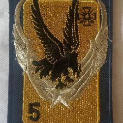 Patch insigne tissu 5&egrave;me RHC de PAU