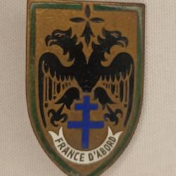 Insigne 19&egrave;me Dragon troupes de Lib&eacute;ration FFi 44/45 WW2 *