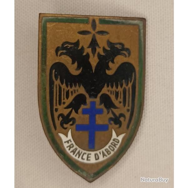 Insigne 19�me Dragon troupes de Lib�ration FFi 44/45 WW2 *