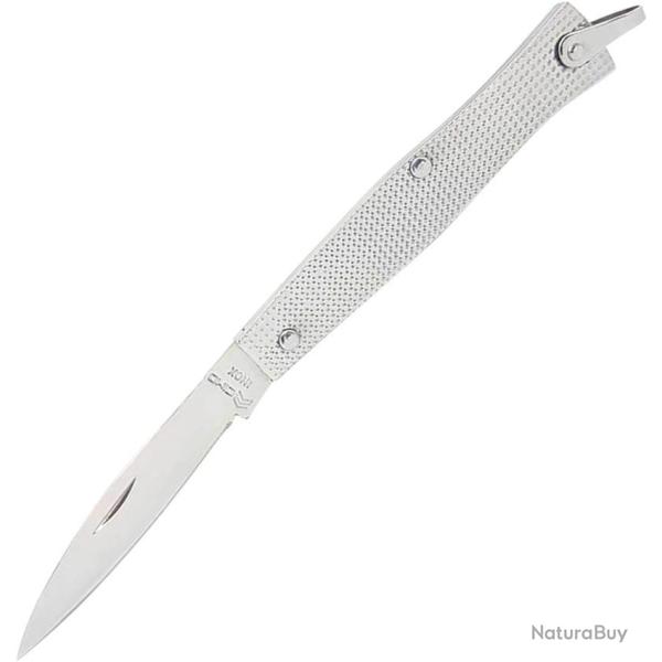 Couteau Pliant Cimo Traditional Slip Joint Lame Acier Inox Manche Inox Brazil CCM2204