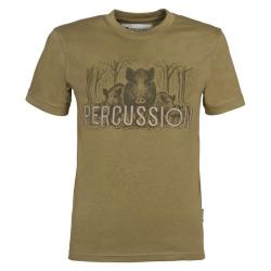 T-Shirt De Chasse Enfant Manches Courtes Compagnie 4 Ans - PERCUSSION
