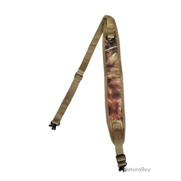 Bretelle n�opr�ne Beige 4 carabine de chasse - Livraison gratuite