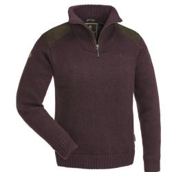 Pull CHASSE femme PINEWOOD hurricane violet et brun membran&eacute;