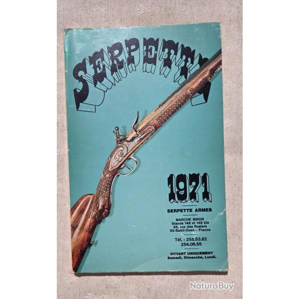 Catalogue Serpette armes 1971