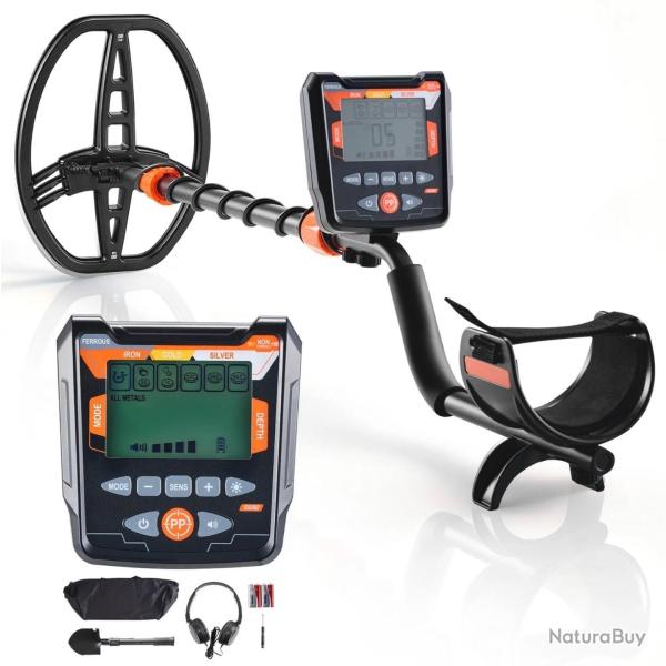 DETECTEUR DE METAUX Professionnel 30,5 cm �tanche IP68, �cran, Casque Audio, ... ENCHERE 1 EURO