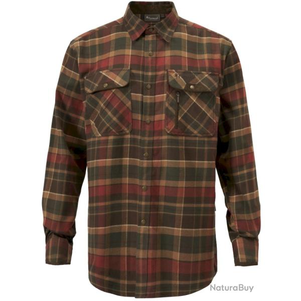 Chemise PINEWOOD prestwick exclusive verte et terracotta