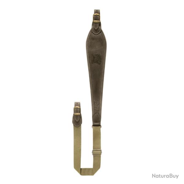 Bretelle de carabine en cuir Sanglier Riserva - bretelle sanglier cuir Ri