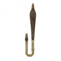 Bretelle pour carabine en cuir Chamois - Riserva - bretelle cuir chamois ris