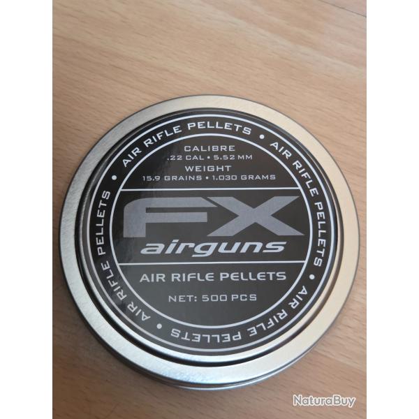 500 plombs cal 5.5mm/22 FX AIRGUNS