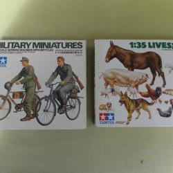 maquette animaux, soldats ww2 au 1/35&deg;