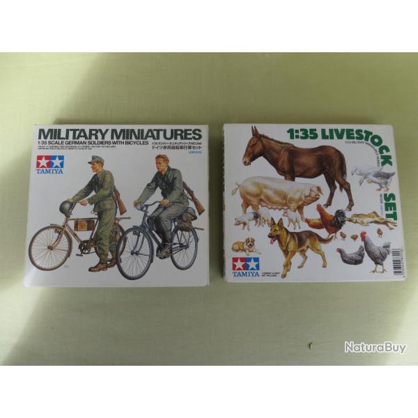 maquette animaux, soldats ww2 au 1/35�