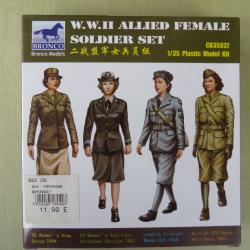 maquette femmes soldats ww2 au 1/35&deg;