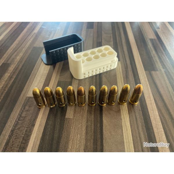 10 munitions cal 9x19Neutraliser