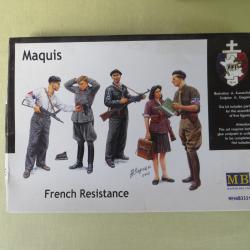 maquette civils maquis ww2 au 1/35&deg;