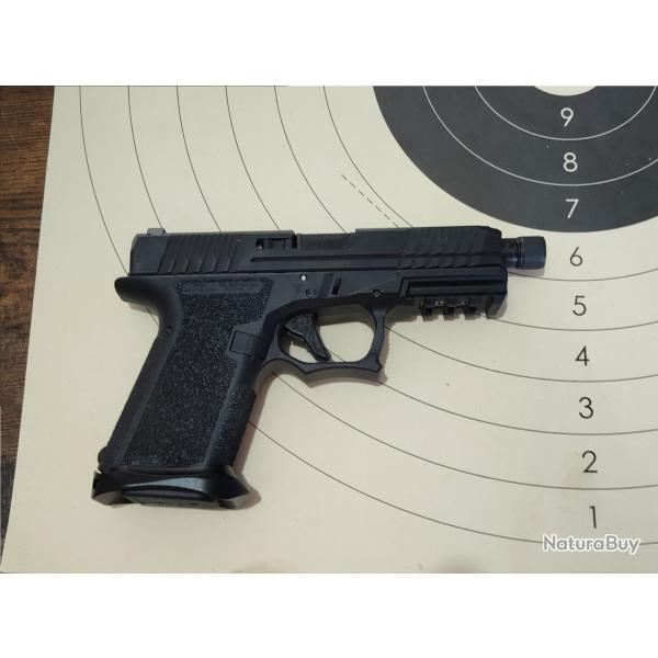 p80 compact filet�e 1/2x28 et equip�e kit recover 20/80 (copie glock 19)