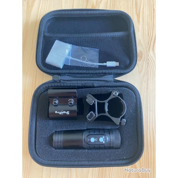 Camera shotpro 4k - Wifi et r�ticule int�gr� - Montage fusil d'assaut et carabine