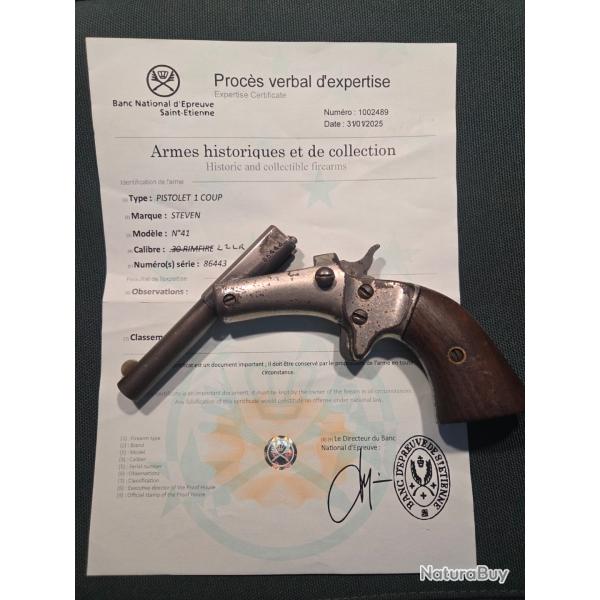 Pistolet Steven monocoup