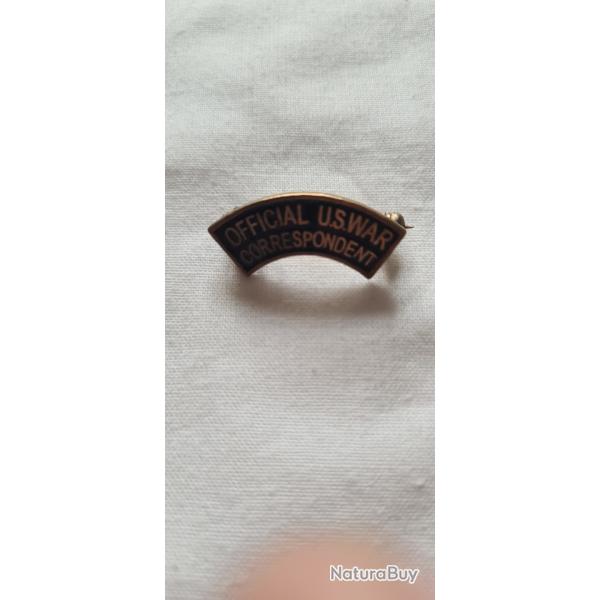 Insigne �maill�  banane ( petit mod�le) Correspondant US WW2 ( 2 )