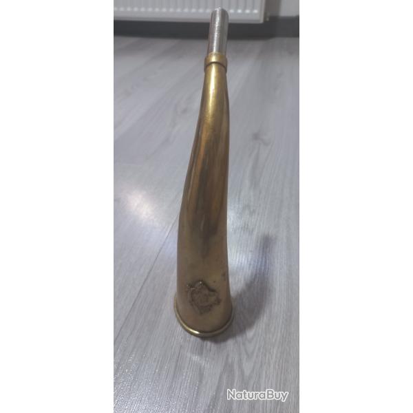 Vend corne de chasse 30cm