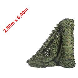 Filet de camouflage Jungle vert 2.80m x 6.40m - Livraison gratuite (1)