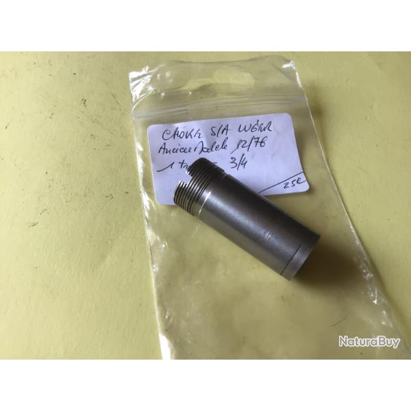 VENDU PAR LE-CUIRASSIER CHOKE 3/4 DE FUSIL SEMI AUTOMATIQUE LUGER CALIBRE 12/76 ANCIEN MOD�LE