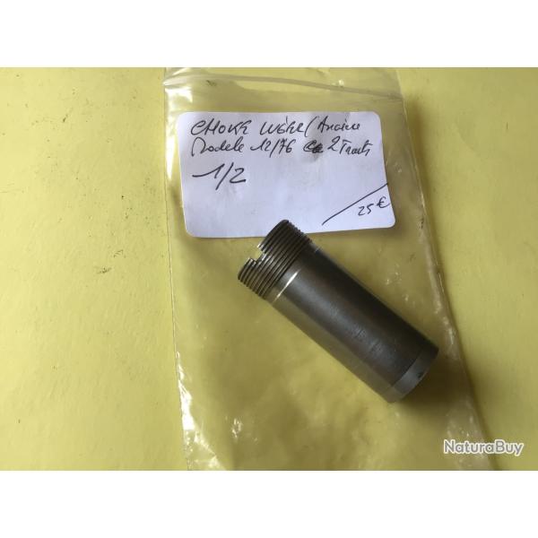 VENDU PAR LE-CUIRASSIER CHOKE 1/2 DE FUSIL SEMI AUTOMATIQUE LUGER CALIBRE 12/76 ANCIEN MOD�LE