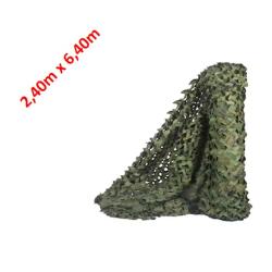 Filet de camouflage Jungle vert 2.40m x 6.40m - Livraison gratuite (1)