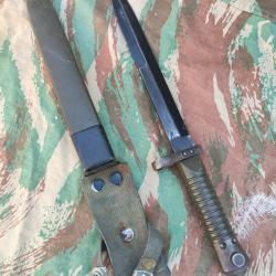 Ba&iuml;onnette espagnole CETME L fusil Espagne