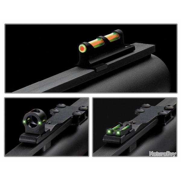 Hausse + guidon Truglo pour fusil � bande ventil�e