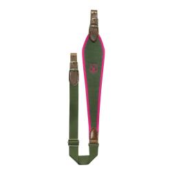 Bretelle Carabine Cordura Vert / Rose Riserva - Bretelle vert/rose riserv