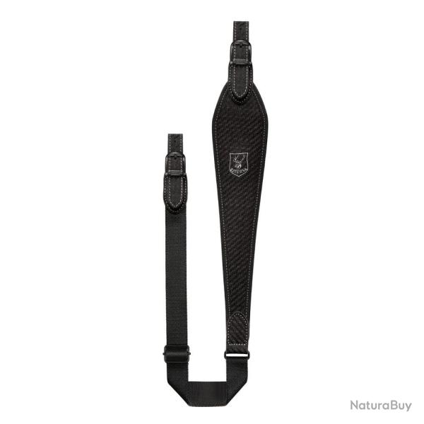 Bretelle Carabine Cuir Effet Carbone Riserva - Bretelle carbone Riserva