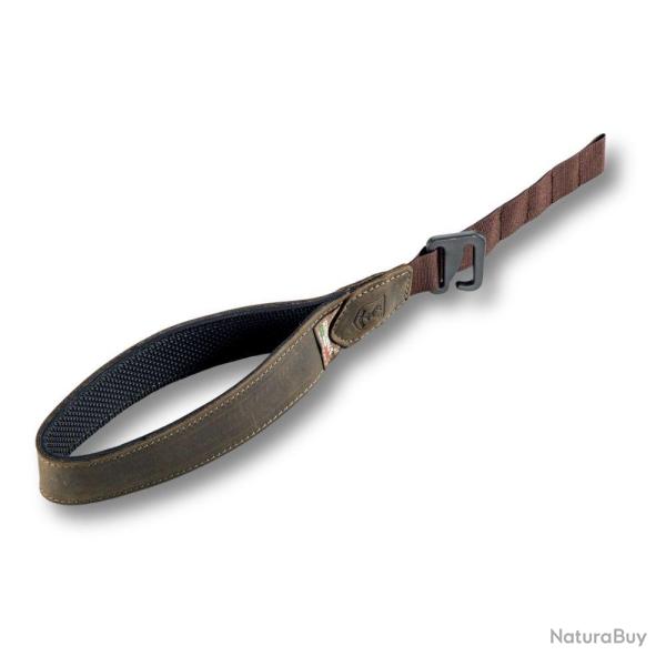 Dragonne de Chasse Carabine Cuir Marron R2346 Riserva - dragonne cuir M riserva