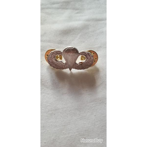 Brevet parachutiste US EN PIN'S 3 cm