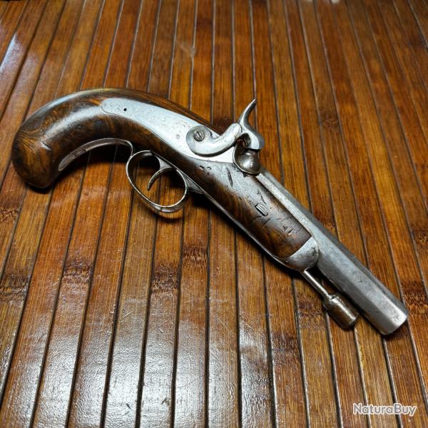 BEAU PISTOLET DE COMBAT A PERCUSSION