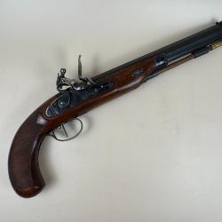 VENDS PISTOLET CHARLES MOORE TARGET &Agrave; SILEX, PEDERSOLI