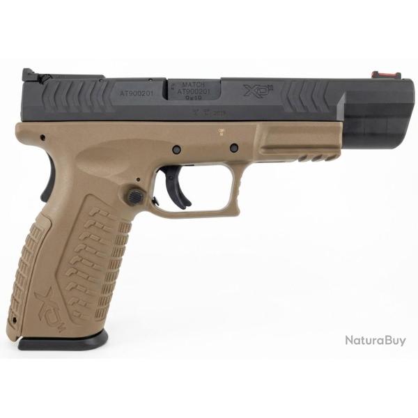 DESTO XD - PISTOLET HS-PRODUKT XDM-9 MATCH CAL.9x19 FLAT DARK EARTH - SPECIAL TIR SPORTIF
