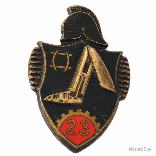 Insigne 23e Bataillon du G�nie - 23e BG - Drago - G.1869 - Arm�e fran�aise