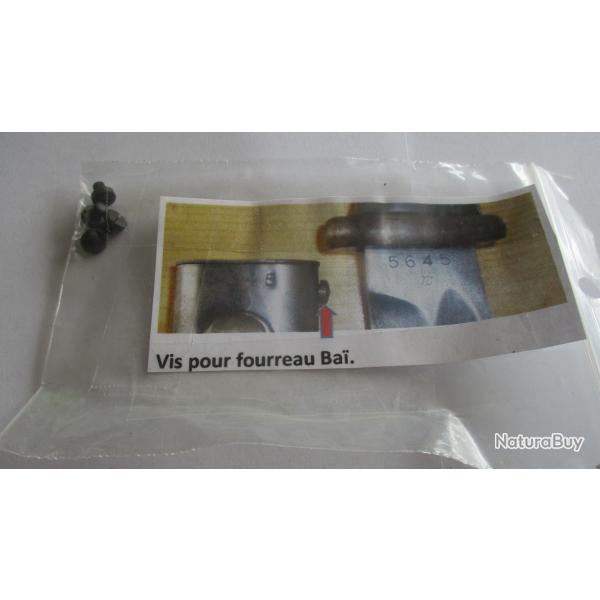 Lot de quatre vis pour ba�onnette S/98/05.