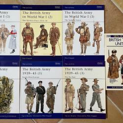 LOT X 7 Men at arms Osprey