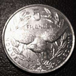 Nouvelle Cal&eacute;donie piece de 5 francs   aluminium 2002 ttb+
