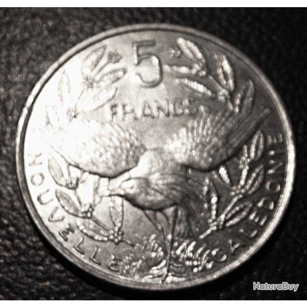 Nouvelle Cal�donie piece de 5 francs   aluminium 2002 ttb+