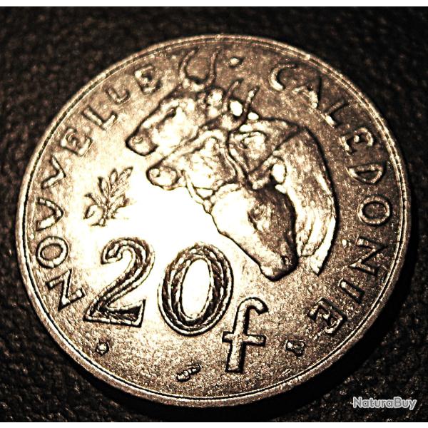 Nouvelle Cal�donie piece de 20 francs  nickel  2000 ttb