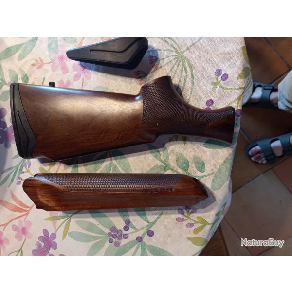 Crosse et sous main plus deux sabots pour Benelli Argo et bois occasion comme neuf