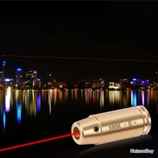 Promo 3 !!! 1 Balle laser de r�glage � point rouge ( calibre 9 mm short )