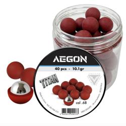 40 balles Titan cal.68 coeur bille acier pour T4E cal.68 - Aegon