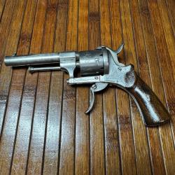 BEAU REVOLVER GRAV&Eacute; A BROCHE 7 mm ELG