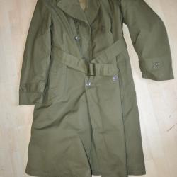 MANTEAU OFFICIER AMERICAIN-GUERRE COREE-VIETNAM-IMPERMEABLE-US OVERCOAT POST WW 2&deg;